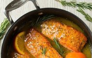 Cá Hồi Sốt Cam & Phô Mai – Hương Vị Hoàn Hảo Cho Bữa Tối Gia Đình