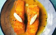 Salmon with Passion Fruit Sauce – Bữa Tối Lãng Mạn, Vị Trái Cây Tinh Tế